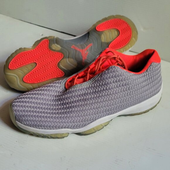 RARE🔥 Nike Air Jordan Future Low Wolf Grey Infrared 718948-023 Men's 11.5 Shoes - Picture 1 of 11